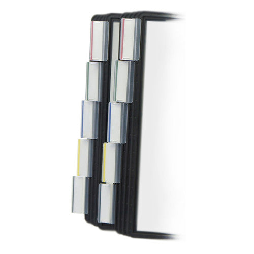 Arnos B008 Swingsign Index Tabs with anti-glare copy safe pockets for office display and filing systems