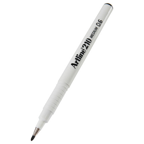 Artline 210 Fineliner Pen Medium 0.6mm Black Box of 12 - image 4