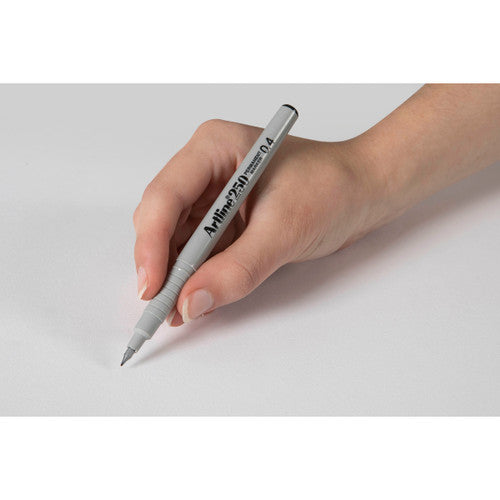 Artline 250 Permanent Marker 0.4mm Plastic Nib Black Box of 12 - image 4