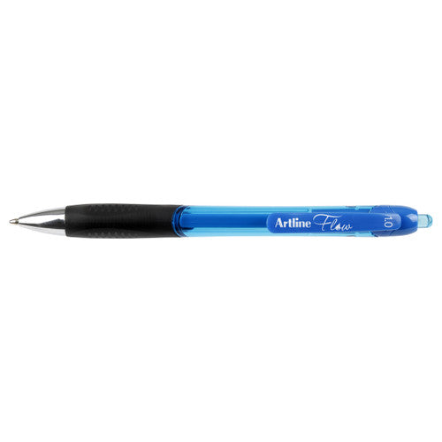 Artline Flow Retractable Pen Blue Box of 12 - image 3