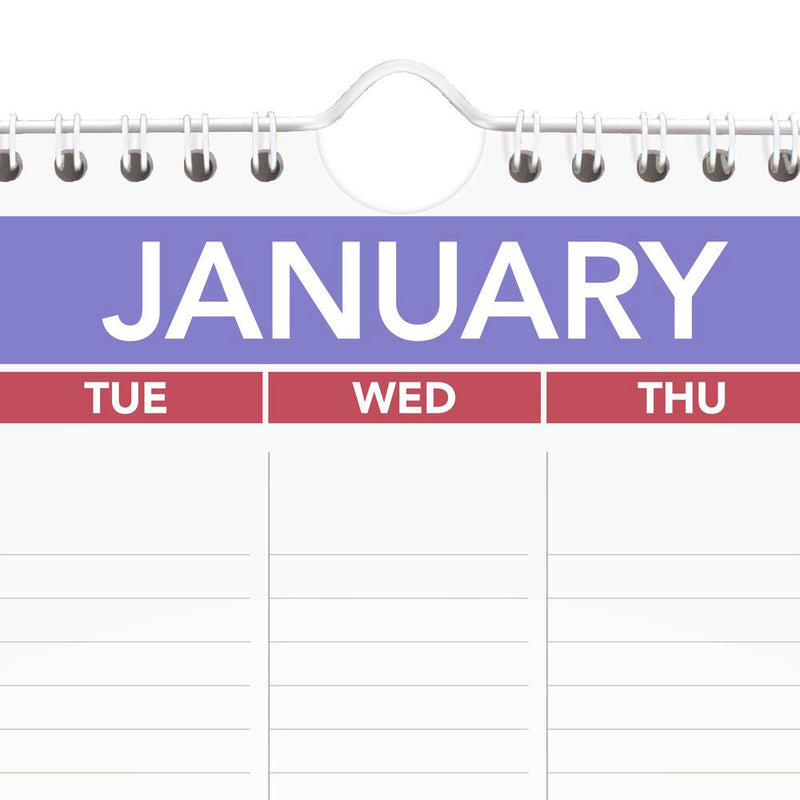 At-A-Glance Recycled Wall Calendar 2027 305 x 432mm Month To View shown with its retail packaging and the product information panel visible.