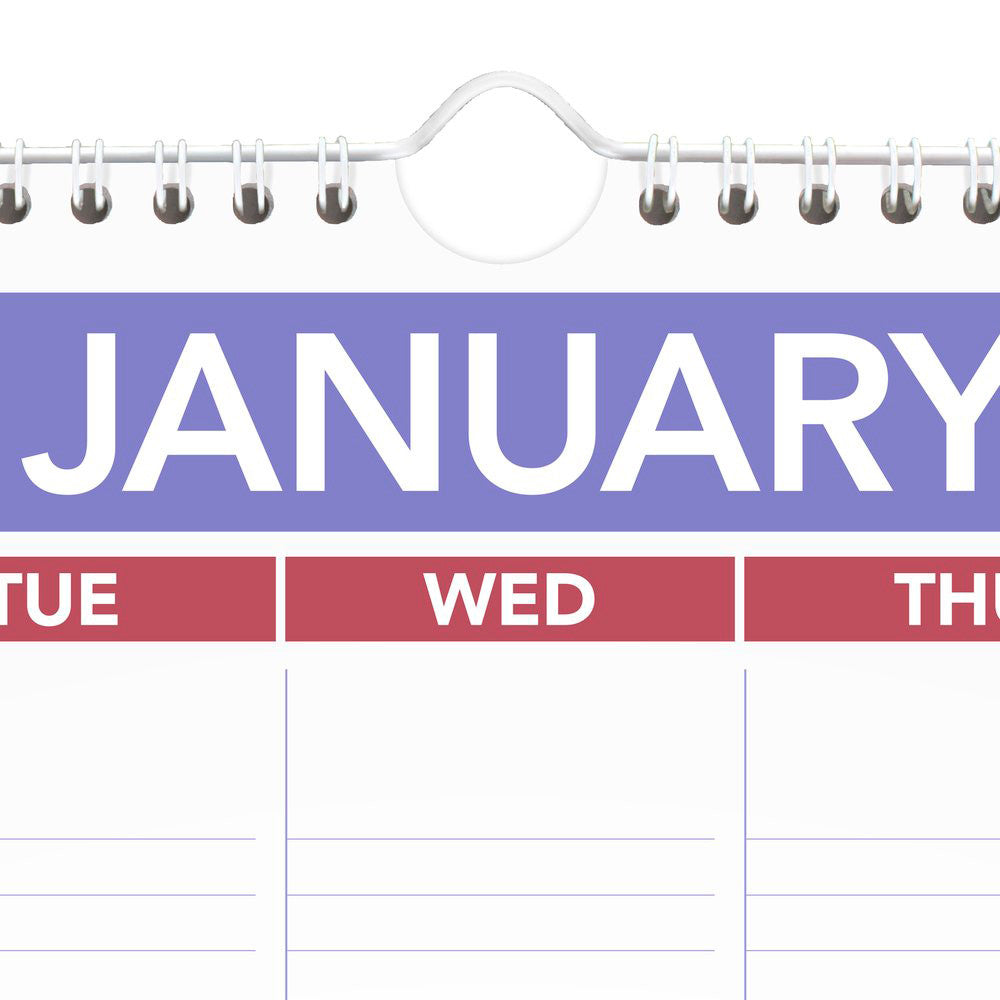 At-A-Glance Recycled Wall Calendar 2027 394 x 578mm Month To View shown with its retail packaging and the product information panel visible.