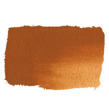 Chroma Atelier Free Flow Artists' Acrylic 250ml Raw Sienna Natural: painted swatch of golden orange-brown like toasted caramel