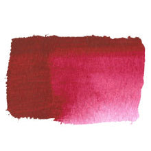 Chroma Atelier Free Flow Artists' Acrylic 250ml Quinacridone Magenta: square painted swatch of deep wine opening to vivid berry magenta and pink