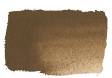 Chroma Atelier Free Flow Artists' Acrylic 60ml Raw Umber: repeat of the painted swatch, cool greyish olive brown