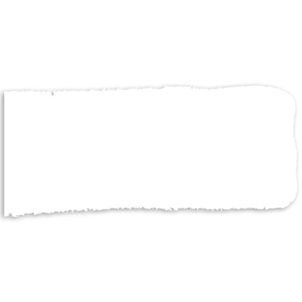 Chroma Atelier Free Flow Artists' Acrylic 60ml Titanium White: painted swatch of clean bright white