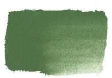 Chroma Atelier Free Flow Artists' Acrylic 60ml Chromium Green Oxide: repeat of the painted swatch, muted olive sage green