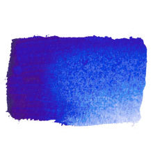 Chroma Atelier Free Flow Artists' Acrylic 60ml French Ultramarine Blue: painted swatch of intense blue leaning toward violet
