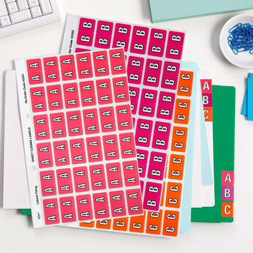 Avery Alphabetical Y Side Tab Colour Coding Labels 25x38mm 180 Pack - image 3