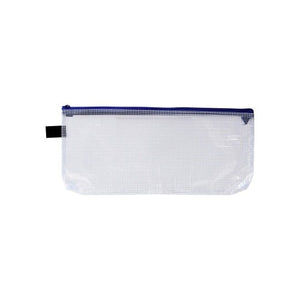 Avery Blue Handy Pouch with Zip A5 49503 | Durable zip organiser for pens, cables, small documents and stationery in desk, bag and travel use