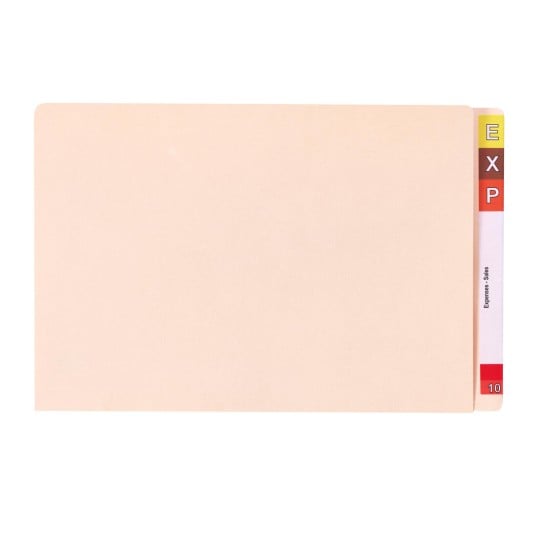 Avery 42538 buff extra heavy weight lateral file, legal, box of 100