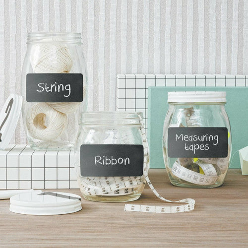 Avery Chalkboard Rectangle Rewritable Kitchen and Pantry Labels 95 x 45mm 12 Pack - image 2