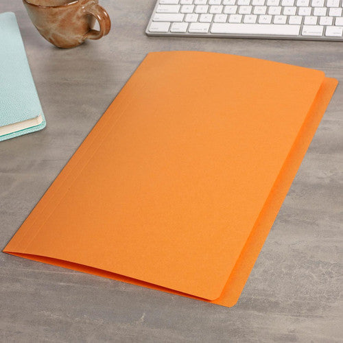 Avery Coloured Manilla Folder Foolscap Orange Box of 100 - image 2