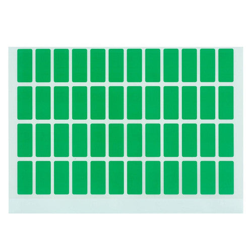 Avery Dark Green Block Colour Labels 19 x 42mm 240 Pack - image 1
