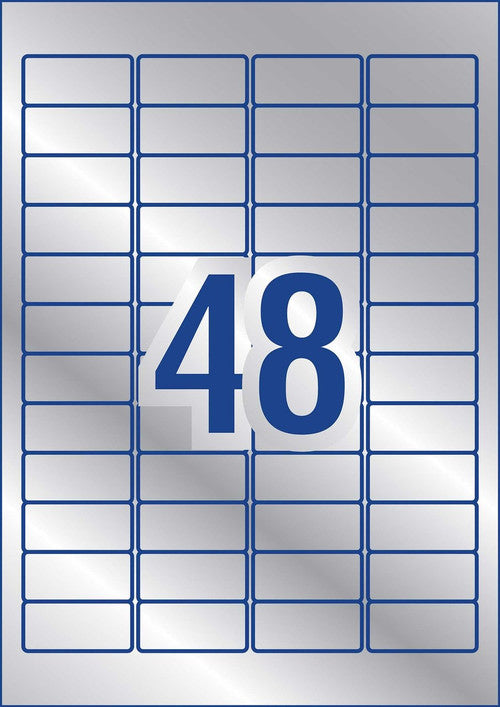 Avery Durable Metallic Heavy Duty Labels L6009 960 Pack 45.7 x 21.2mm - image 2
