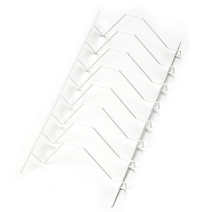 Avery File Rack 40448 900x390mm White | Metal rack keeps lateral files upright across a full standard shelf bay