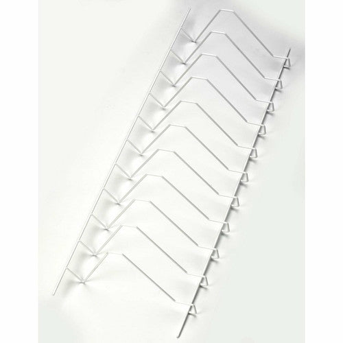 Avery white file rack 1200 x 390mm for lateral shelf filing, model AD40454