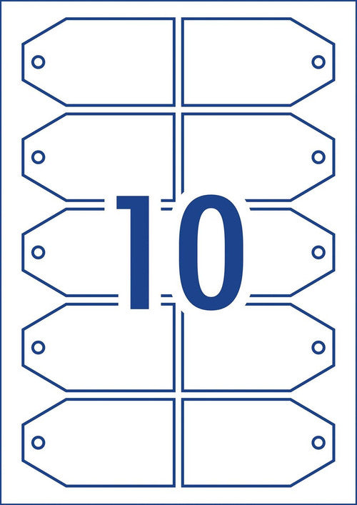 Avery Gift Tags C32303 50 Pack 89 x 51mm 10UP - image 2