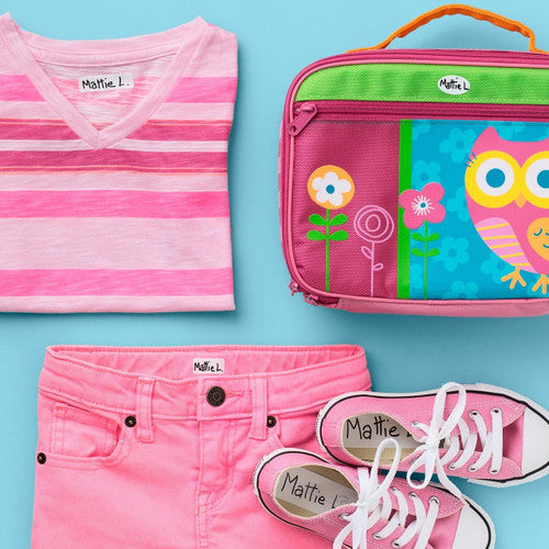 Avery Kids Writeable No-Iron Fabric Labels Assorted Shapes and Sizes White - image 2