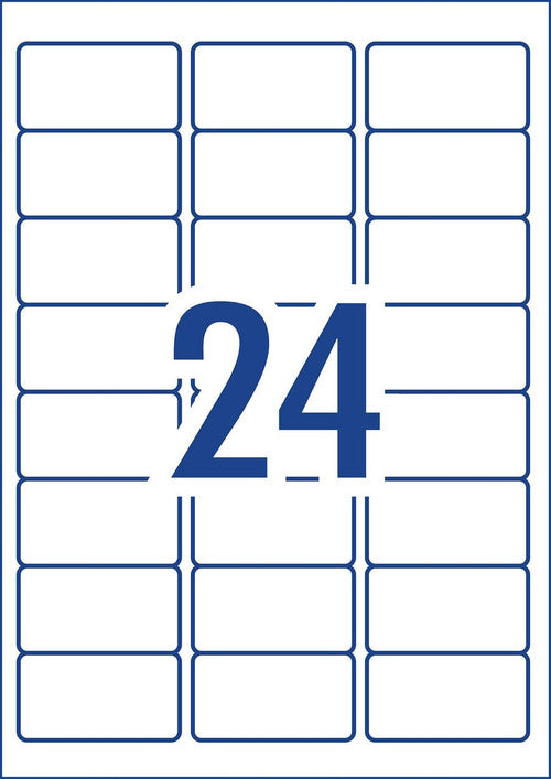 Avery L7159 White Address Labels 64x33.8mm 2400 Pack 24UP - image 2