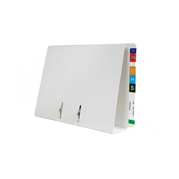 Avery Lateral File 46515 D-Ring Lever Arch White Foolscap Box 5 | For hole-punched document storage on open lateral shelves