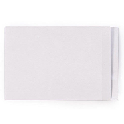 Avery Extra Heavyweight Lateral File 42421 White Clear Tab FC 100 Pack | 300gsm shelf filing with custom insert clear tab