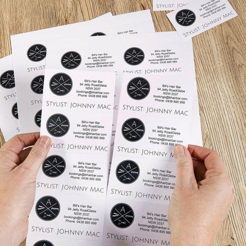 Avery Leathergrain White Micro-Perforated Inkjet Business Cards Matt 200gsm 10UP - image 4