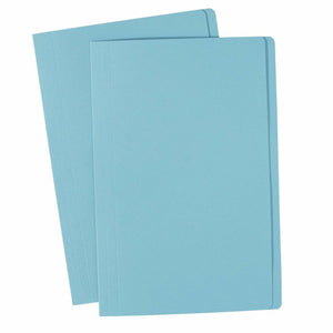 Avery Coloured Manilla Folder 81582 Light Blue Foolscap Box 100 | Pastel blue for extended-palette or dual-blue category filing systems