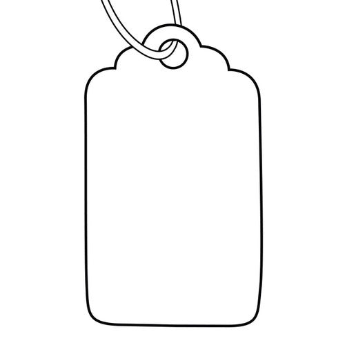 Avery Merchandise Tags Size 21AH 993621 21x13mm White Box 1000 | Smallest Avery merchandise tag for jewellery and micro retail items