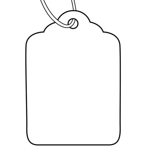 Avery Merchandise Tags Size 26H 993626 47x30mm White Box 1000 | Largest Avery merchandise tag for retail items requiring maximum tag face information