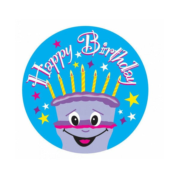 Avery Merit Stickers 69634 Happy Birthday Pack 102 | Celebratory birthday stickers for classroom and home recognition of personal milestones
