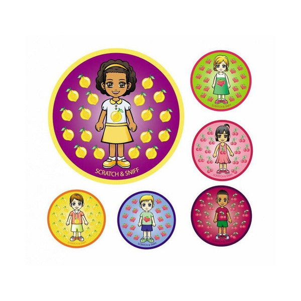 Avery Merit Stickers 69645 Scratch N Sniff Pack 72 | Multi-sensory scented reward stickers for memorable classroom achievement recognition