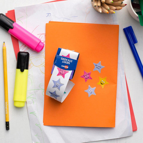 Avery Merit Sticker Super Star Sticker 100 Roll - image 2