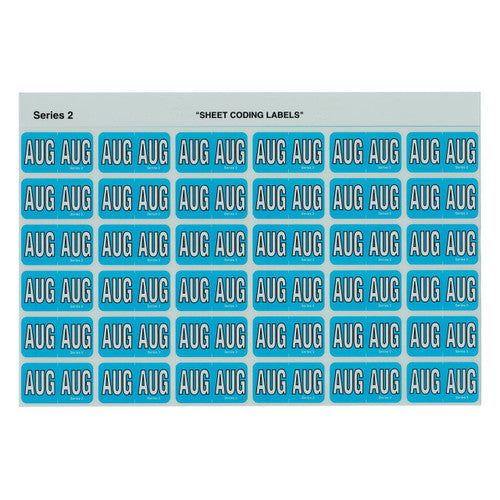 Avery Month AUG Coding Labels 23 x 38mm 180 Pack - image 1