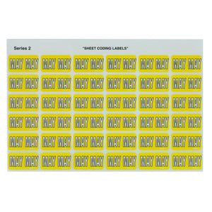 Avery Month MAY Coding Labels 23 x 38mm 180 Pack - image 1