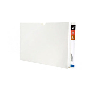 Avery White Pocket Wallet 43949 Top Opening Extra Heavyweight Foolscap | Box of 20 for storing loose documents in lateral filing systems
