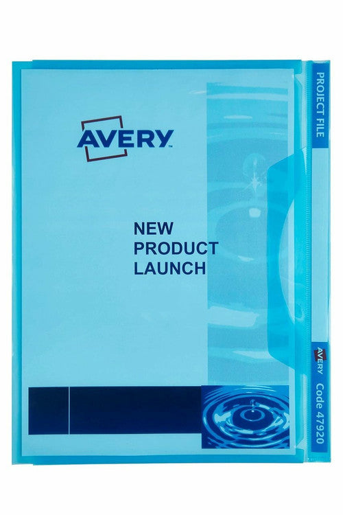 Avery Project File A4 20 Sheets Blue - image 1