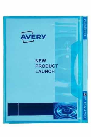 Avery Project File A4 20 Sheets Blue - image 1