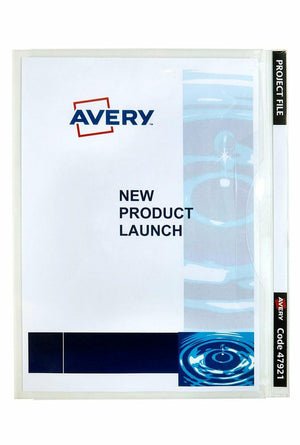 Avery Project File A4 Clear Pack of 5 - image 1