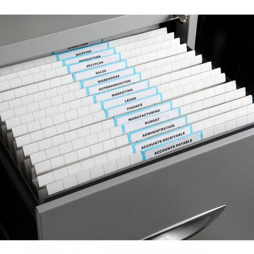 Avery Quickvue Files with File Title Labels Foolscap Extra Heavyweight 50 Box - image 2