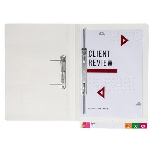 Avery Super Weight Shelf Lateral Files Spiral Spring Transfer White FC Box 50 - image 3