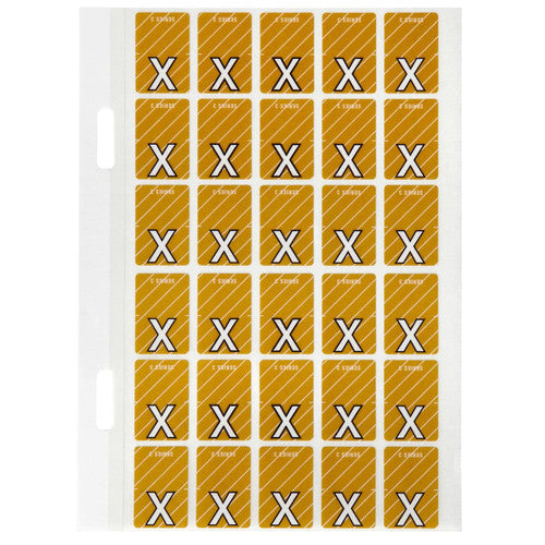Avery Top Tab Colour Code Label 44424 X 20x30mm 150 Pack | For completing an A-Z colour-coded top-tab lateral filing system