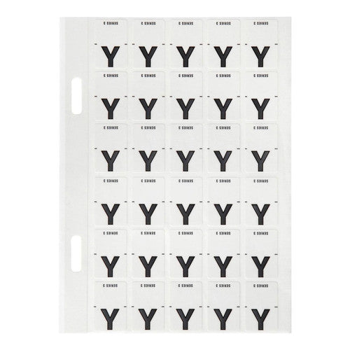 Avery Top Tab Colour Code Label 44425 Y 20x30mm 150 Pack | For colour-coded top-tab lateral filing and drawer cabinet systems