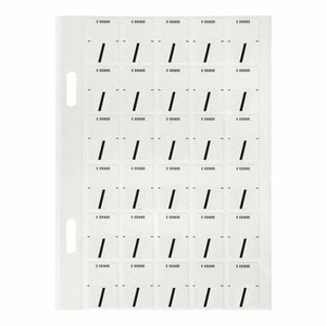 Avery Top Tab Colour Code Labels Slash 44428 20x30mm 150 Pack | Slash symbol colour code label for sub-category designation in top tab vertical filing systems