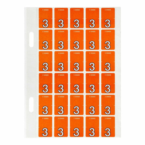 Avery Top Tab Colour Code Labels 3 20 x 30mm 150 Pack - image 1