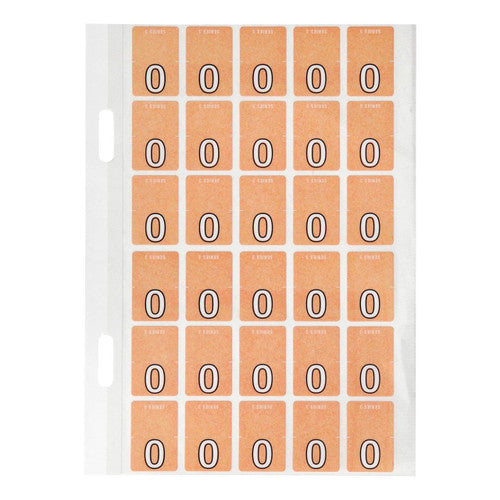 Avery Top Tab Colour Code Labels O 20 x 30mm 150 Pack - image 1
