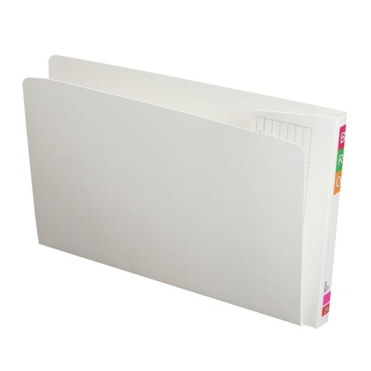 Avery 165707 white Fullvue lateral file, foolscap, 50mm gusset, box of 100