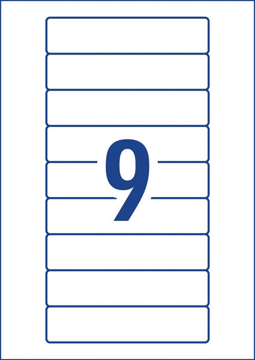 Avery White Standard Data Cartridge Labels L7667 225 Pack 133 x 29.61mm 9UP - image 2