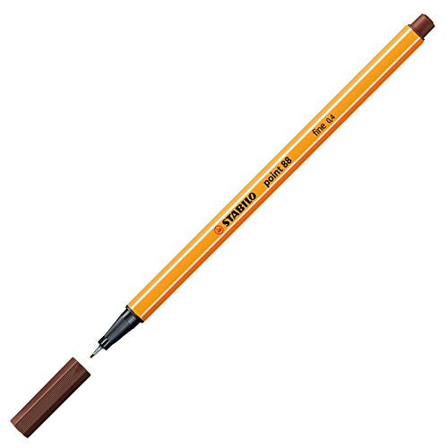 Stabilo Point 88 Fineliner Brown Box of 10