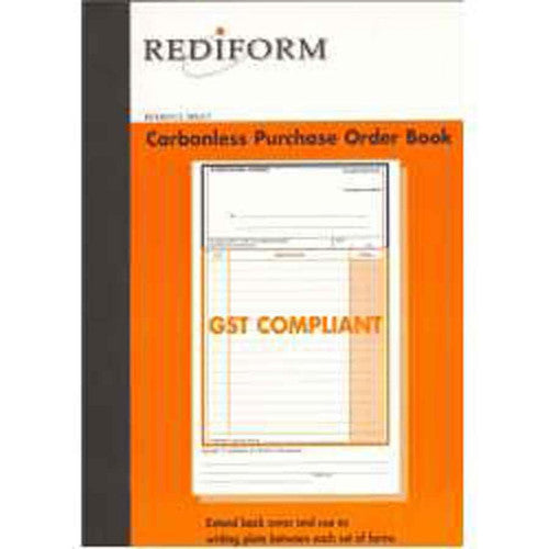 Bala Carbonless Purchase Order Book 212 x 148mm Book of 50 Sets 2 Ply (Pack of 5)